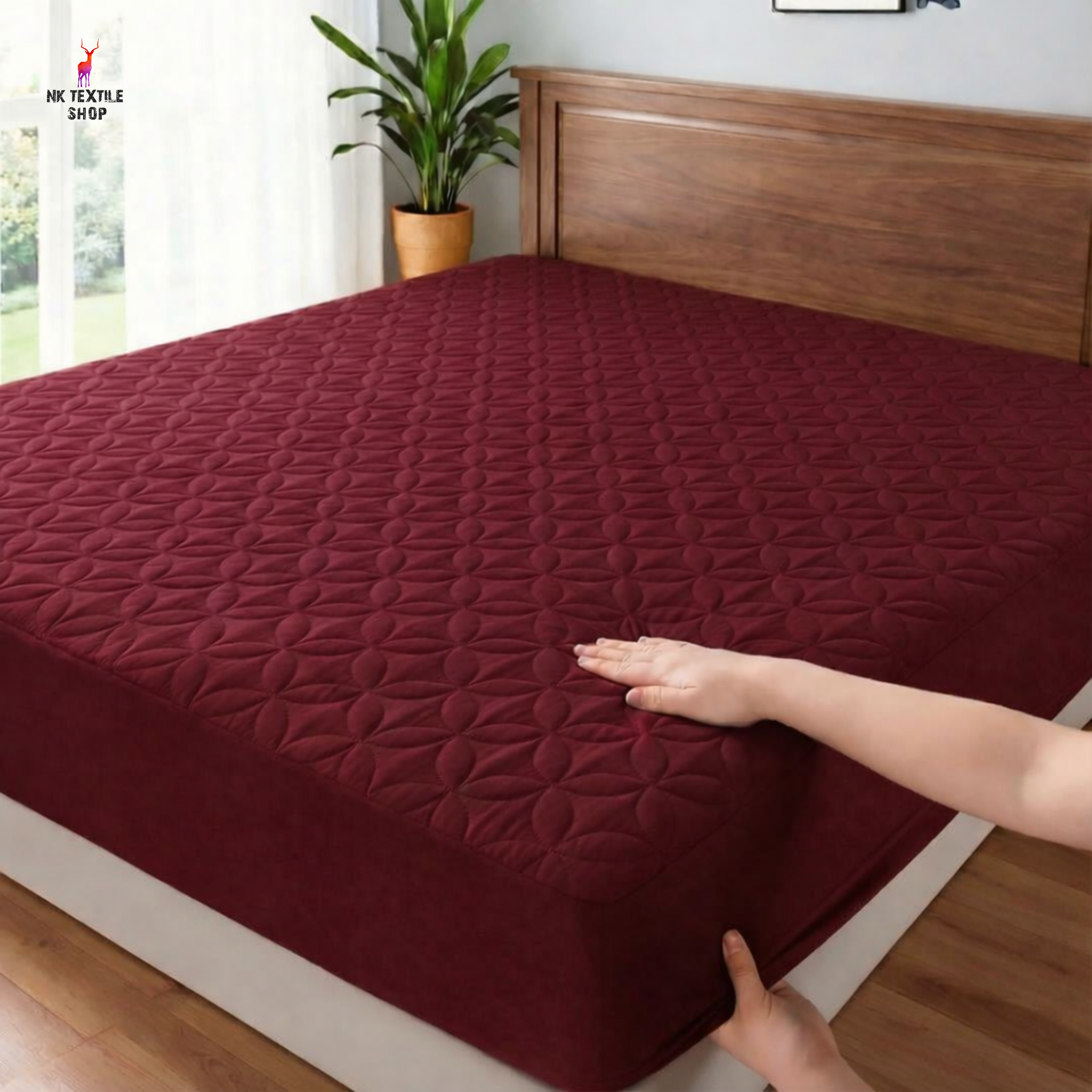 Quilted water-prof matress protector (Meron)
