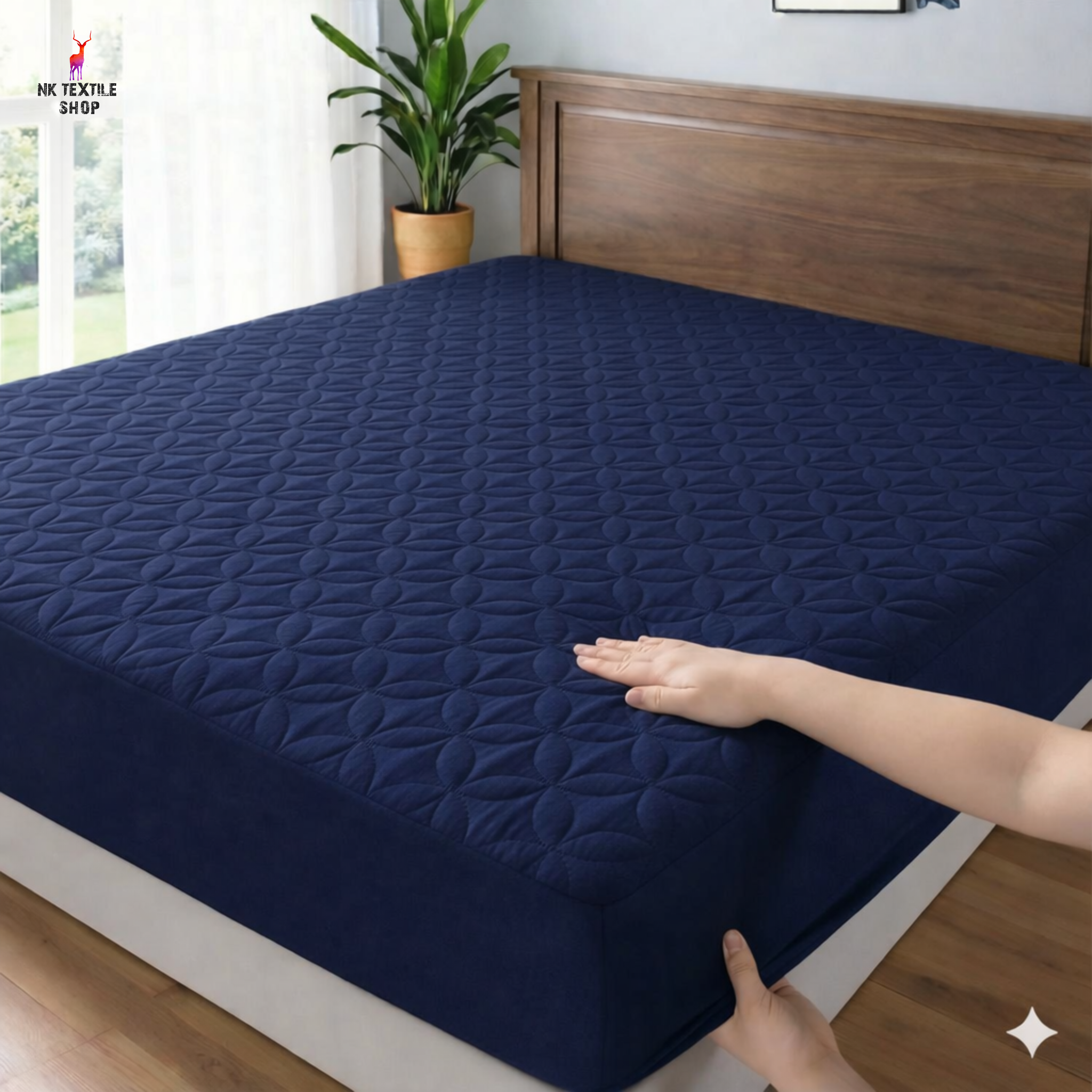 Quilted water-prof matress protector